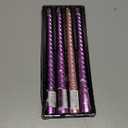 10 Inch Spiral Taper Candles Set for Advent Christmas, 4 Pack Advent Candlesticks for Seasonal Celebration
