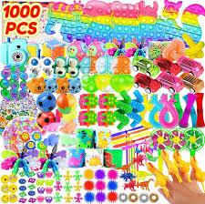 1000pcs Party Favors Goodie Bags for Kids, Fidget Toys Pack, Stocking Pinata Stuffers, Birthday Gifts, Classroom Prize, Treasure Box, Carnival Prizes, Easter Eggs Fillers