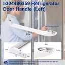 5304486359 Refrigerator Left (Bottom) Door Handle, Replaces 4392806