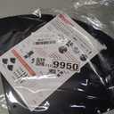 PP Squirrel Proof Baffle, Pole Mount Squirrel Guard Stopper for Outdoors Bird Feeder Pole - (Black, 16inch,1 Pack)