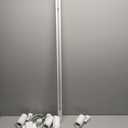 Plug in Track Lighting with Power Cord, 4-Light GU10 Track Lighting Kit with 3.3FT H Type Track Lighting Rails, Modern Kitchen LED Track Lighting Fixtures Ceiling Spot Light, White (No Bulbs)