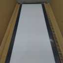Long White Board, 36" x 12" Magnetic Dry Erase Board, Black