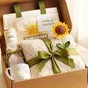 Sunshine Gifts for Women - Hello Sunshine Gift Sunflower Box for Women Best Friends - Thinking of You Self Care Get Well Soon Gift Baskets for Woman -Care Package Birthday Gift Boxes for Female, Mom