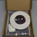 NeatiEase Adjustable DIY Magnetic Window Screen Max 55InchH x 36InchW Fits Any Size Smaller with White Frame Fiberglass Mesh