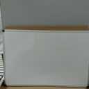 VUSIGN Magnetic White Board Kit for Wall 36" x 24", 1 Dry Eraser & 2 Multicolor Markers & 4 Magnetic Pins, Sliver Reinforced Aluminum Frame for Home, School, Office