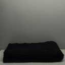 Tafts Striped Chenille Bathroom Rugs and Mats Sets, Ultra Soft Chenille Microfiber, Absorbent Non-Slip Machine Washable Bath Rugs, Bath Mat for Bathroom, Shower Mat & Tub, 24"x60", Midnight Black