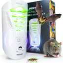 New 2025 Ultrasonic Pest Control Device  Plug-in Indoor Rodent Deterrent for Mice, Bats, Insects, and Squirrels  Electronic Unit with Sound and Electromagnetic Wave