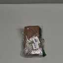 Wallet Case Compatible with iPhone 14 RFID Blocking 7-Card Holder Soft PU Leather Magnetic Snap Shoulder Strap Zipper Pocket Phone Case Fit for iPhone 14 for Women 6.1" - Brown