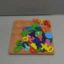 Wooden Puzzles for Toddlers, 3pack Alphabet Shape Puzzles for Kids 3 Wooden Montessori Toddler Alphabet Number Shape for Kids 3 Years Old Boys & Girls