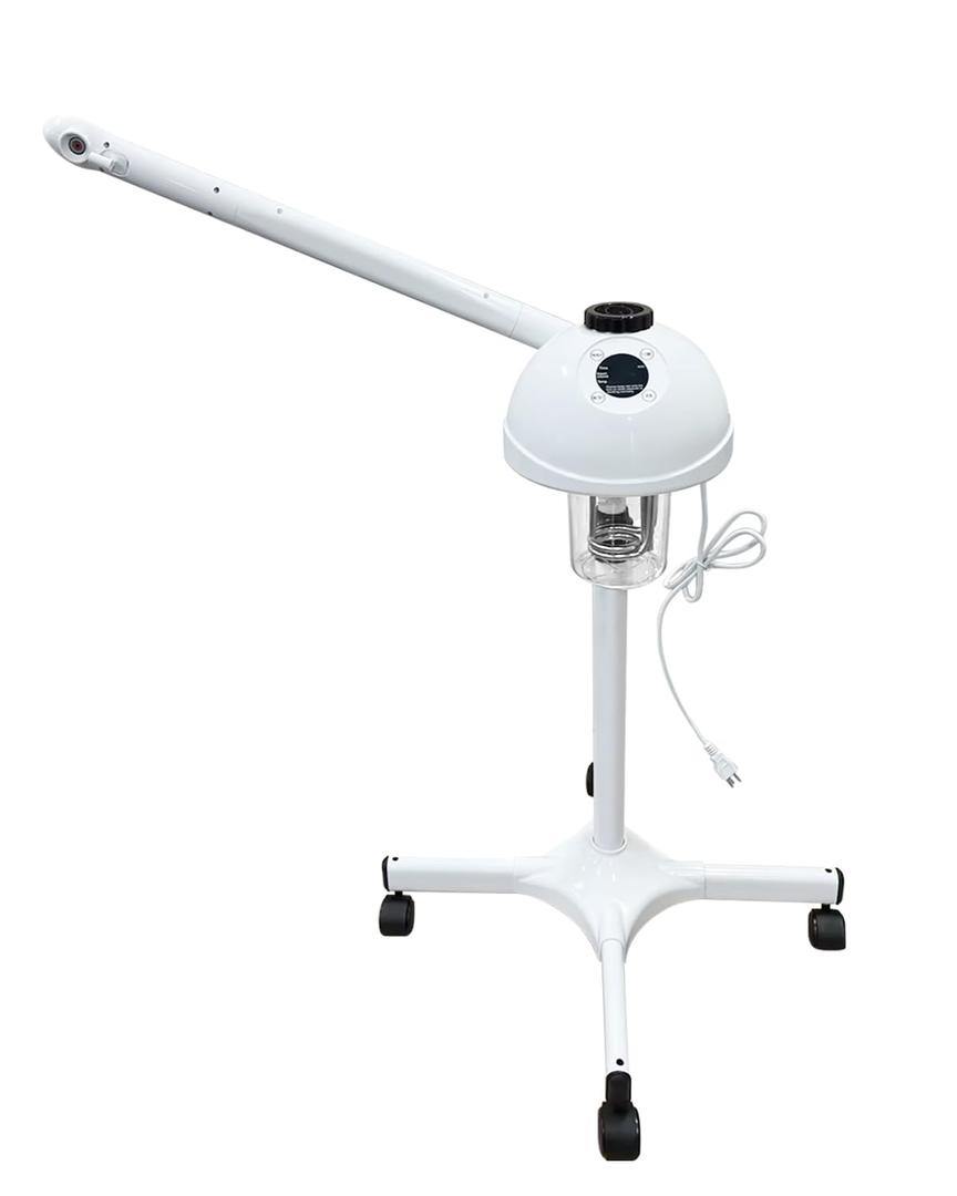 Professional Facial Steamer Adjustable Height Facial Steamer White