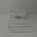 Orgneas Freezer Organizer Bins Metal Wire Storage Baskets for Upright Refrigerator Chest Freezer, Kitchen Pantry Storage and Organization for Fruit Vegetable Soda Cans Toys and Snacks, Set of 4