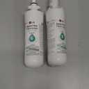 LG LT700P2 6-Month / 200 Gallon Refrigerator Replacement Water Filter, 2 Count (Pack of 1), White