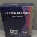 MAXEVE Heated Wearable Blanket Hoodie with Battery Pack 10000mah, Oversized Sherpa Blanket Hoodie for Women Men, Warm Soft Blanket Hoodie Sweatshirt Dusty Blue