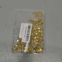 Gold 150pcs Square Pyramid Studs Metal Studs Spikes for Clothing,Shoe,Leather,Jacket,Punk,Crafts,Clothes,Jeans,Jewelry4/6/8/10/12mm