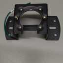 Zonon Ceiling Fan Mounting Bracket Ceiling Fan Mounting Kits for Cathedral Canopy Living Room, Black(2 Pcs,with Wire)