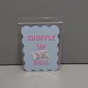 Soulchen 2 Pcs Mahjong Tile Mixer Shufflers for Mixing and Shuffling Tiles Plastic Mahjong Accessories Gifts for Lovers Games Decorative Printed Design (Morandi Blue)