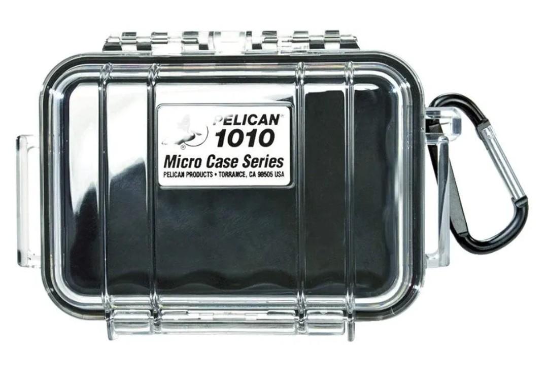 Pelican 1010 Micro Case (Black/Clear)