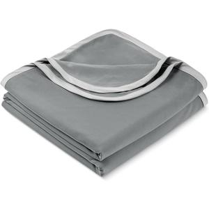 Cooling Blankets, Double-Sided self-Cooling Blankets, Sweat-Absorbing and Breathable, Charcoal Gray Bed Blankets, Sofa Blankets, Travel Blankets(Charcoal,150 x 200 cm)