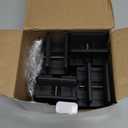 Bed Risers with Adjustable Screw Clamp, Fits Furniture Frame from 0 to 1.5 Inch, Furniture Risers 2 Inch Heavy Duty Risers for Square Round Straight Furniture Legs Support up to 5000Ibs (4Pack, Black)