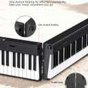 LEKATO Portable 88 Keys Electric Piano Keyboard, Foldable Digital Piano with Full Size Semi-Weighted Velocity Keys, Wood Grain, Learning Mode, LCD Screen, Bluetooth USB Midi, for Beginners Home Travel