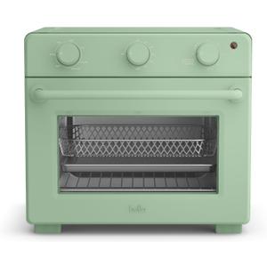 Bella Air Fry Toaster Oven, 7 Preset Cooking Options, Dishwasher-Safe EverGood Coated Trays Included, 60-Minute Auto Shutoff w Audible Timer, Power Indicator Light, 1700 Watt, Seaglass