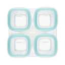 OXO Tot Glass Baby Blocks Food Storage Containers, Teal, 4 oz