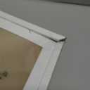 Engineered Wood 12x16 Frame White, Display Picture 10x14 with Mat or 12 x 16 Without Mat, Picture Frame with Wood-grain for Diamond Art Painting 30x40cm, 1 Pack