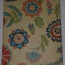 True Living Beautiful Flower Tablecloth 60in Round