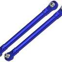 Aluminium Alloy Front Steering Toe Links for Traxxas 1/8 MAXX Slash Replace 8948 - Blue