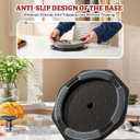 Chicken Shredder | Chicken Shredder Tool Twist | Meat Shredder for Chicken Breast, Visible Kitchen Gadgets Grinder Machine, Anti-Slip Strip, Ergonomic Handle, BPA Free, Easy Clean (Black)