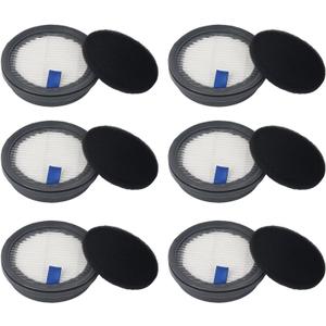 HEPA Filters & Sponge Filters Fit for Afoddon A200Pro/A200, ORFELD B08/C10A/C10G, NEQUARE S12, S25, S25Pro, S26 Series Cordless Vacuum Cleaner (6 Pack HEPA Filters & 6 Packs Sponge Filters)