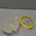 19mm Oval Flanges Shields Compatible with Medela Pumps, Replacement Parts for Pump in Style, Symphony, Swing Maxi, Harmony and Personal fit Flex Breast Pump Accessories, 2 Pack