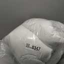 WhatsBedding Memory Foam Body Pillow with Breathable Zippered Cotton Cover, Full Body Pillow for Adults, Long Pillow for Sleeping, Firm Pillow Fluffy Supportive, Burgundy Red