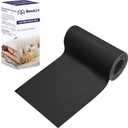 Besezx Leather Repair Patch Tape Kit, Self Adhesive Leather Repair for Furniture, Couch, Sofa, Car Seats,Office Chair,Vinyl Repair Kit.4.8inx60in (Black-Litchi Grain)