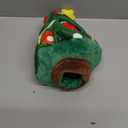 Christmas Dog Toys, Dog, Xmas Christmas Tree, Santa Claus Hide and Seek Puzzle Squeaky Plush Rope Chew Fetch Brain Stimulating Toy Presents for Small Medium Dogs