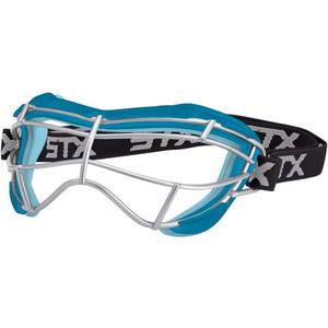 STX Lacrosse Focus-S Goggle (Capri/Ice Blue)