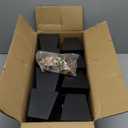 TURSTIN 16 Pack 4 Inch Furniture Legs Plastic Sofa Couch Legs Square Tapered Feet Sofa Legs with M8 TNuts Screws for Legs Sofas Chairs Cabinets Dressers Beds, Black