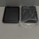 Little Small Baking Sheets Nonstick Set of 2 (9.5inch X 7.1inch) - SS&CC 8 Inch Nonstick Baking Toaster Oven Tray Cookie Sheets, 1 or 2 Person Household