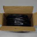 16/3 50 FT Outdoor Extension Cord Waterproof, Weatherproof & Flame Retardant Black 3 Prong Power Cord Outside for Lawn & Garden, 13 Amps 1625 Watts 125 VAC 16AWG SJTW, ETL Listed