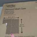 Toddleroo by North States - Diamond Mesh Wooden Baby Gate: Pressure Mounted Baby Gate for Doorways - Adjustable 26.5 to 42 Inches Wide - 23 Inches Tall