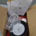 Rotary Cheese Grater Hand Crank Cheese Shredder with 3 Stainless Steel Blades, Rotary Grater, for Fresh Cheese, Vegetable, Nuts, Non-slip Suction Base, Red