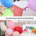 IN-JOOYAA 6 Inch 12 Inch Macaron Pink Latex Link Balloon 200 Pcs Quick Link Balloons Linkable Conected Balloon for Party Decoration