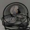 Comfort Zone 9-Inch High-Velocity Desk Fan, All-Metal 3-Speed Turbo Air Circulator with 180 Tilt, Quiet Small Table Fan for Office, Bedroom, and Home, Fully Assembled, ETL Listed