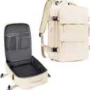 coowoz Travel Backpack For Women Men,Carry On Backpack,Hiking Backpack Waterproof Outdoor Sports Rucksack Casual Daypack Travel EssentialsBeige (25L)