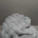 Modern Threads Water-Resistant Faux Rabbit Fur Pet Blanket for Dogs & Cats  Ultra-Soft Couch, Bed & Crate Protector, 30x40 Light Blue