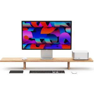 Wood Large Desk Shelf for Top of Desk, (45 x 9 Inches) Monitor Stand Riser, Monitor Riser for Desk Large