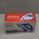 Sunbeam Compact Steam Iron, 1200 Watts, Non-Stick Soleplate, Powerful Shot of Steam, Horizontal or Vertical, Spray Mist, Precision Tip, White/Blue (One Size)