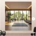 2 Pieces Rectangular Frameless HD Tempered Glass Wall Mounted Bathroom Vanity Gym Dance Yoga Mirror