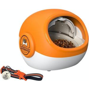 Sphere Automatic Cat Feeder - Smart RFID Cat Food Dispenser with Collar Sensor - Suitable for Both Wet and Dry Food - LCD Menu - Enclosed & Locking Doors - Multi-Pet