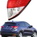 Passenger Side Tail Light Assembly Compatible with 2016 2017 2018 2019 2020 2021 2022 Honda HRV, Right Taillight, Rear Outer Taillamp Replacement 33502T7SA01 33502T7WA31 HO2805109 HO2805119